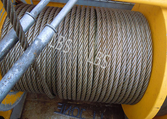 Three Layers Spooling Winch Drums with LBS Grooving for Lifting