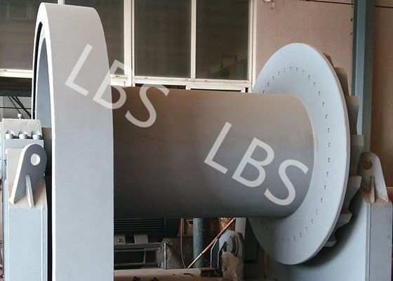 Shipyard Low Noise Heavy Industry Windlass Winch With Smooth Drum
