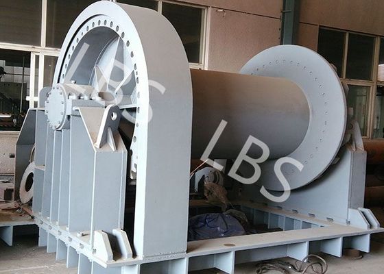 Shipyard Low Noise Heavy Industry Windlass Winch With Smooth Drum