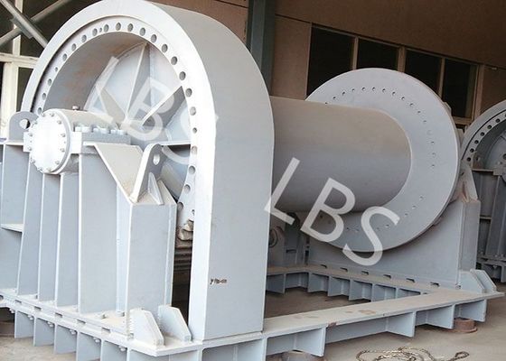 Shipyard Low Noise Heavy Industry Windlass Winch With Smooth Drum