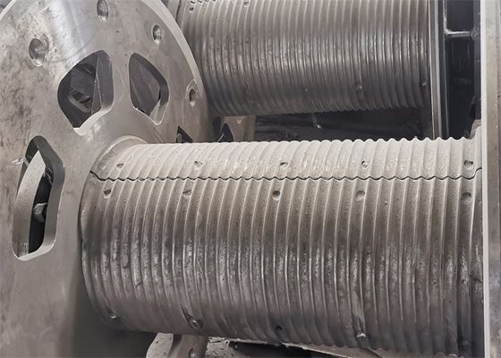 Τα διασπασμένα αποσπάσιμα μανίκια Lebus ένωσαν στενά ή αμπάρωσαν στο τύμπανο βαρούλκων