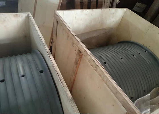 Υψηλής αντοχής αυλακωμένα τύμπανο μανίκια βαρούλκων μεγάλων διαμέτρων χάλυβα που επεξεργάζονται στη μηχανή πλήρως